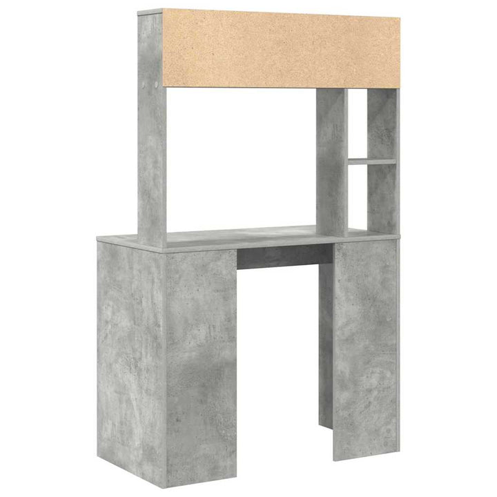 Bord Beton Grå 91 x 50 x 149 cm Konstrueret træ
