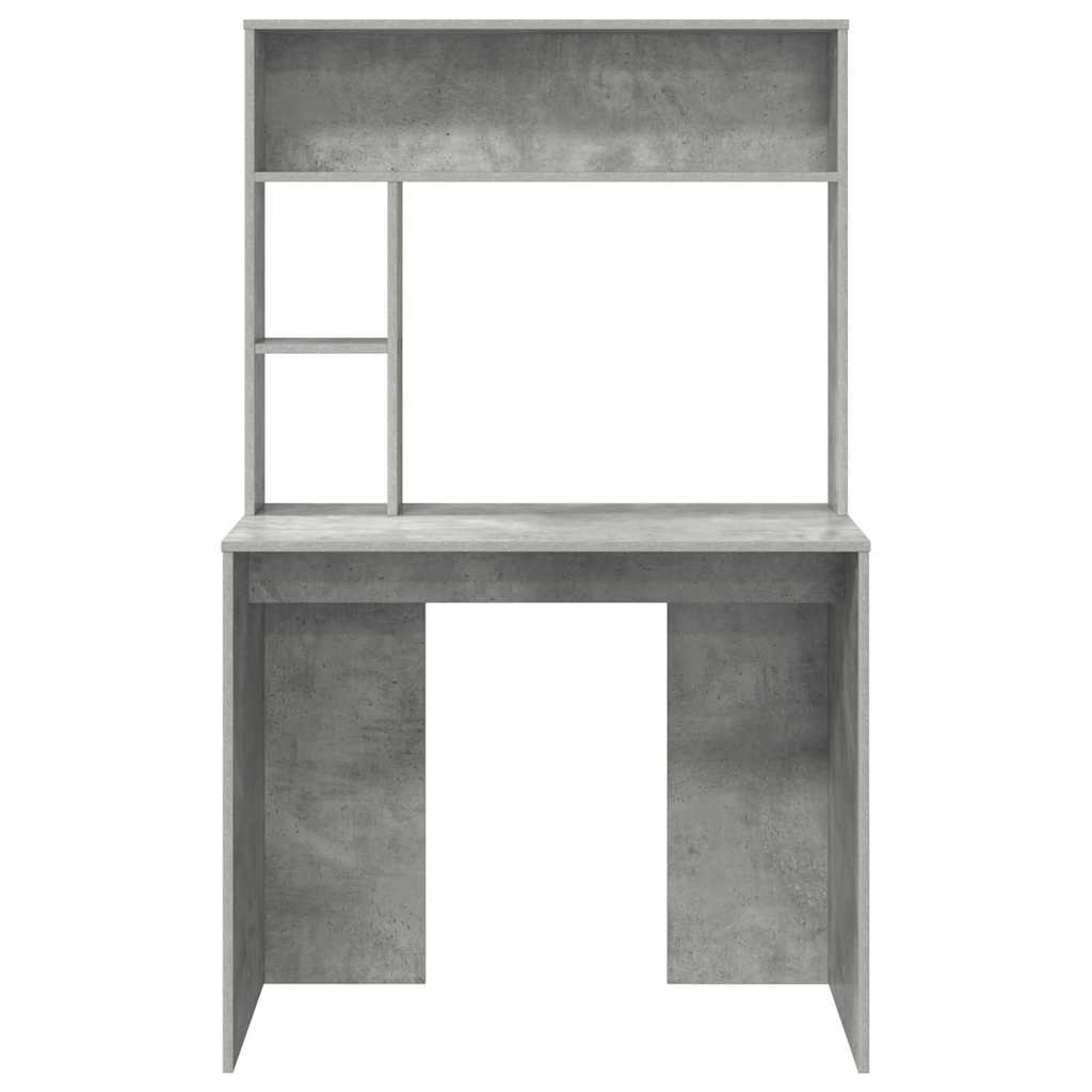 Bord Beton Grå 91 x 50 x 149 cm Konstrueret træ