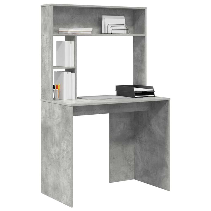 Bord Beton Grå 91 x 50 x 149 cm Konstrueret træ
