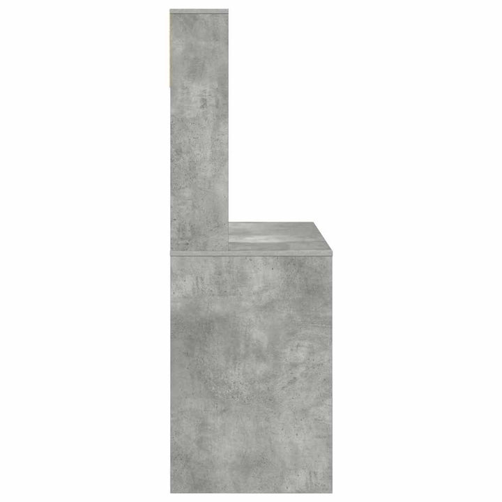 Bord Beton Grå 91 x 50 x 149 cm Konstrueret træ