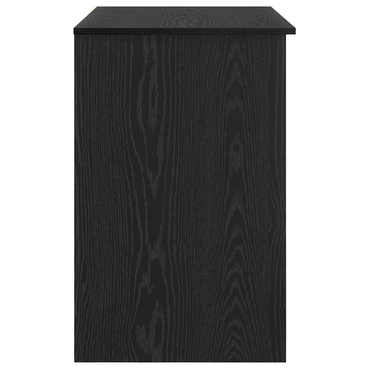 Bord med skuffe Sort eg 90 x 49 x 75 cm Konstrueret træ