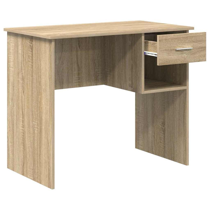 Bord med skuffe Sonoma eg 90 x 49 x 75 cm Konstrueret træ