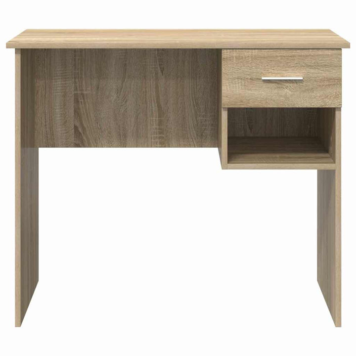 Bord med skuffe Sonoma eg 90 x 49 x 75 cm Konstrueret træ