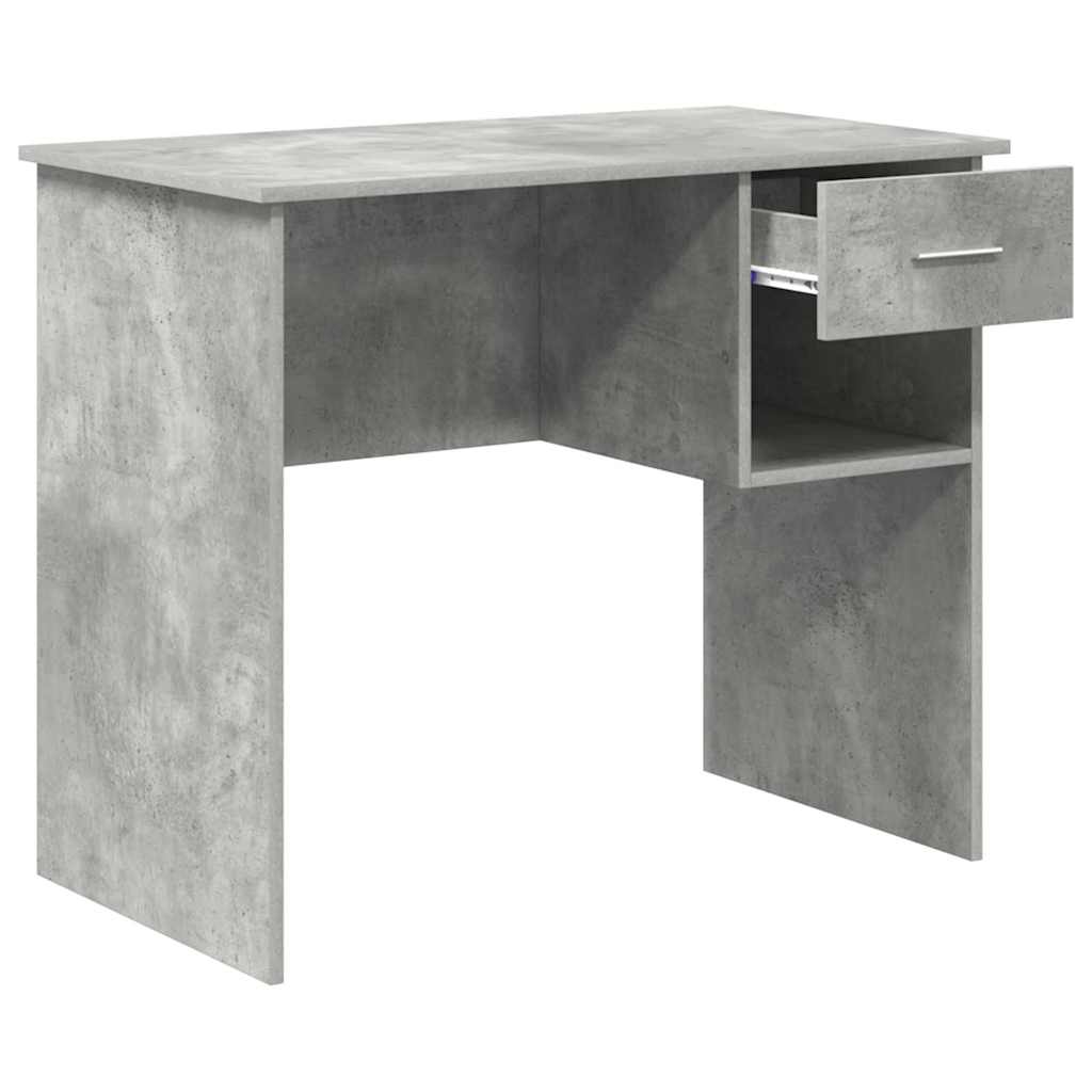 Bord Beton Grå 90 x 49 x 75 cm Konstrueret træ