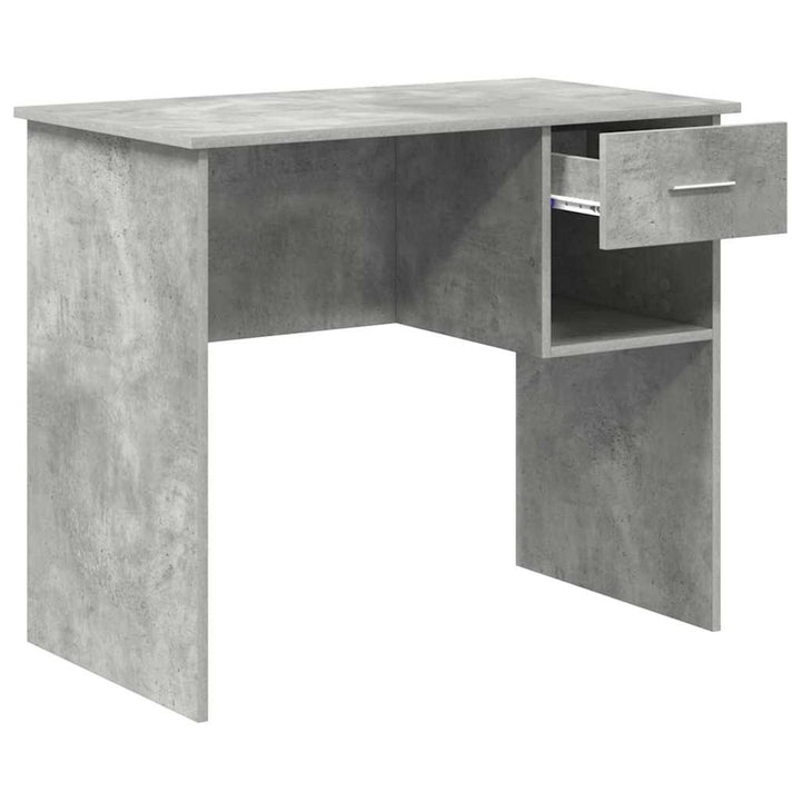 Bord Beton Grå 90 x 49 x 75 cm Konstrueret træ