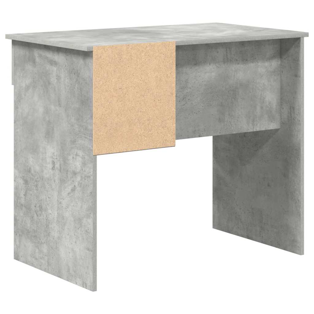 Bord Beton Grå 90 x 49 x 75 cm Konstrueret træ