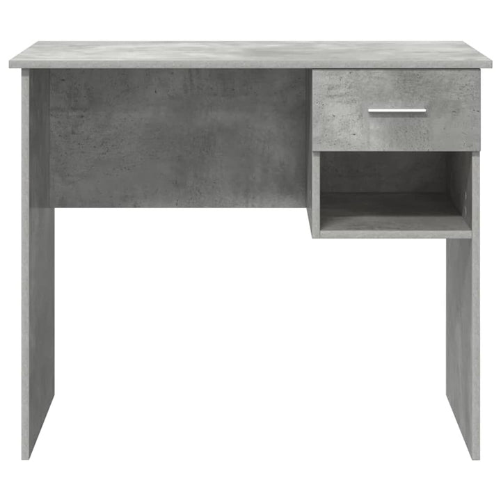 Bord Beton Grå 90 x 49 x 75 cm Konstrueret træ
