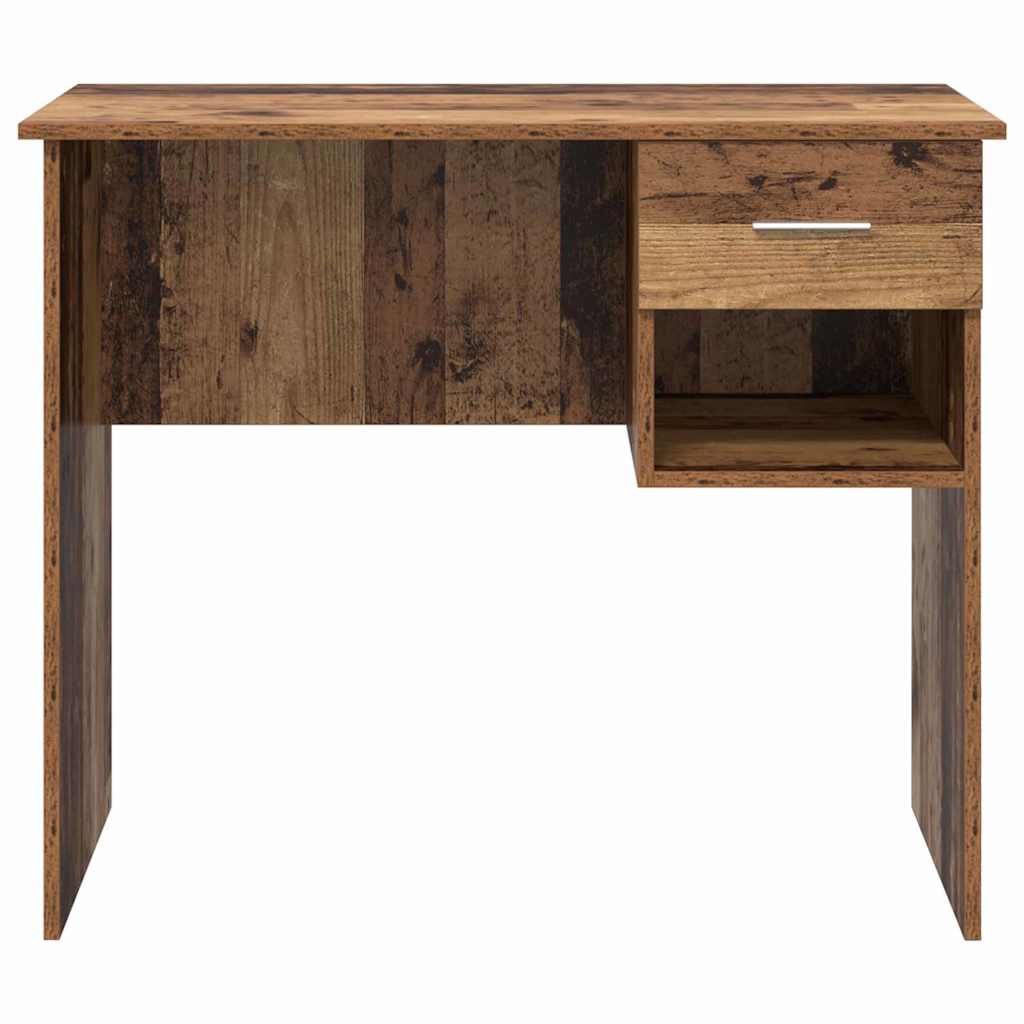 Bord med skuffe Gammelt træ 90 x 49 x 75 cm Konstrueret træ