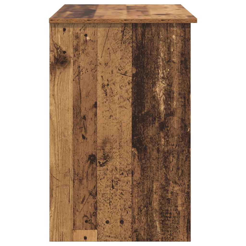 Bord med skuffe Gammelt træ 90 x 49 x 75 cm Konstrueret træ