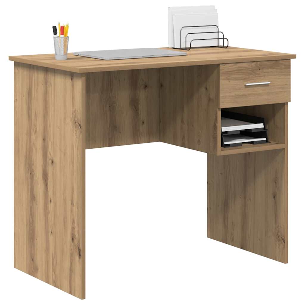 Bord Artisan Egetræ 90 x 49 x 75 cm Konstrueret træ