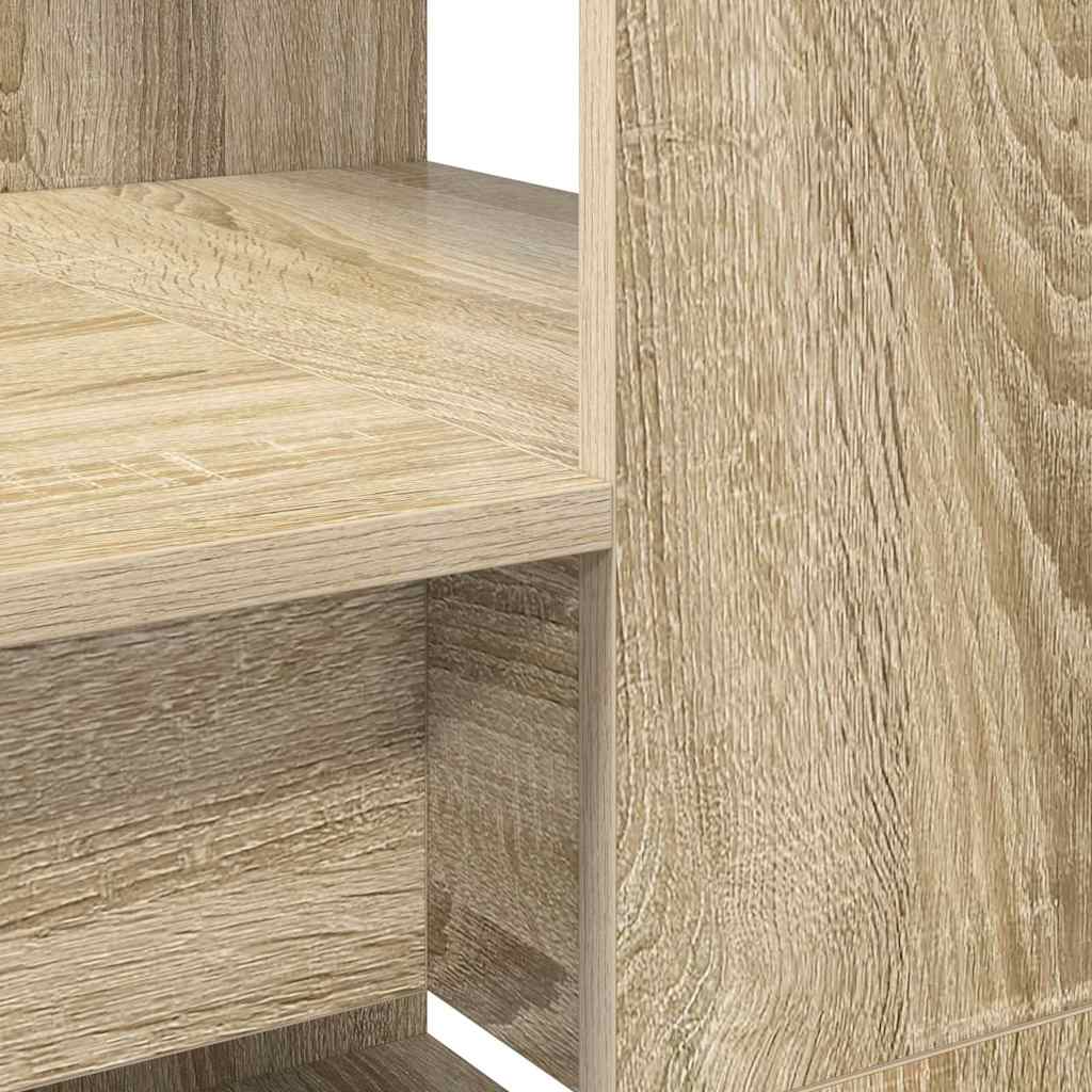Bord med hylde Sonoma eg 113 x 54 x 120 cm Konstrueret træ