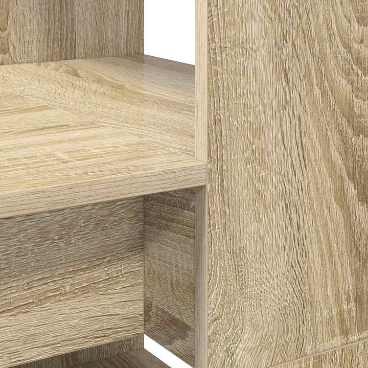 Bord med hylde Sonoma eg 113 x 54 x 120 cm Konstrueret træ