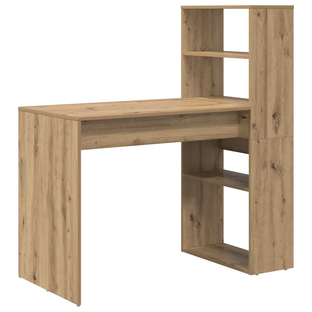 Bord med hylde Artisan Egetræ 113 x 54 x 120 cm Konstrueret træ
