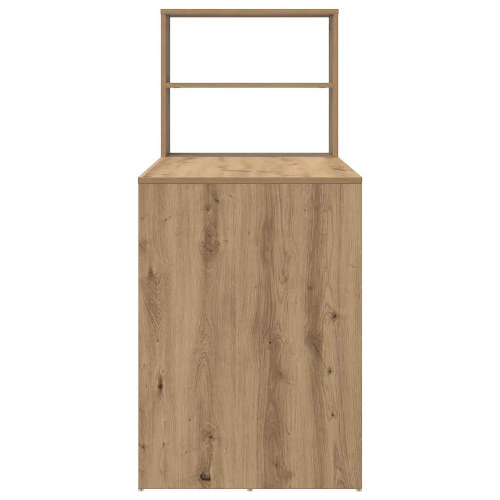 Bord med hylde Artisan Egetræ 113 x 54 x 120 cm Konstrueret træ