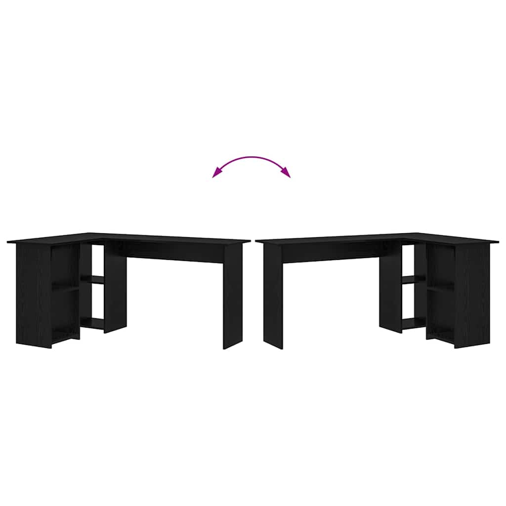 Bord Sort eg 142 x 102 x 73 cm Konstrueret træ