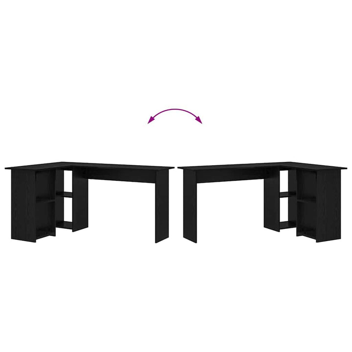 Bord Sort eg 142 x 102 x 73 cm Konstrueret træ