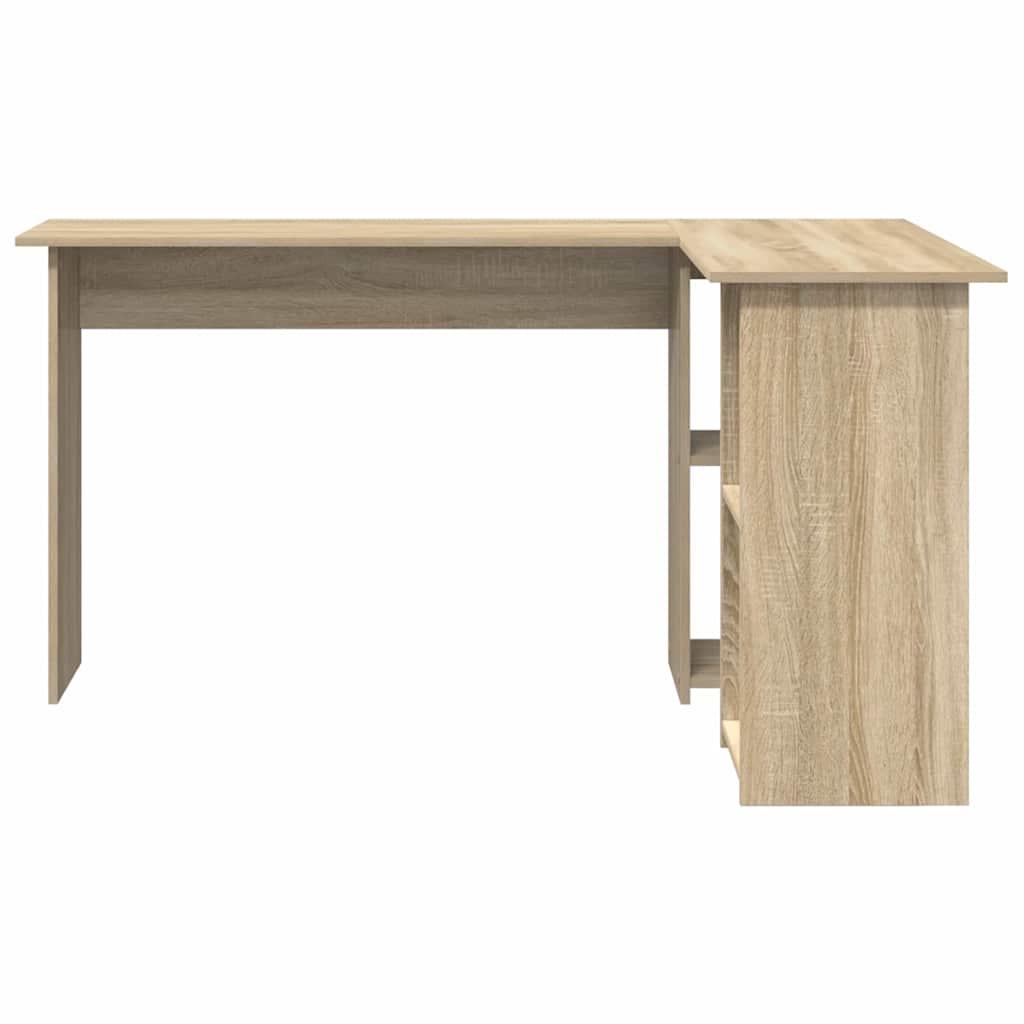 Bord med hylde Sonoma eg 142 x 102 x 73 cm Konstrueret træ