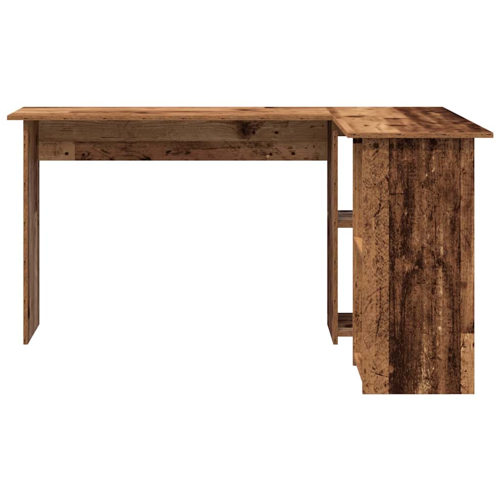 Bord med hylde Gammelt træ 142 x 102 x 73 cm Konstrueret træ