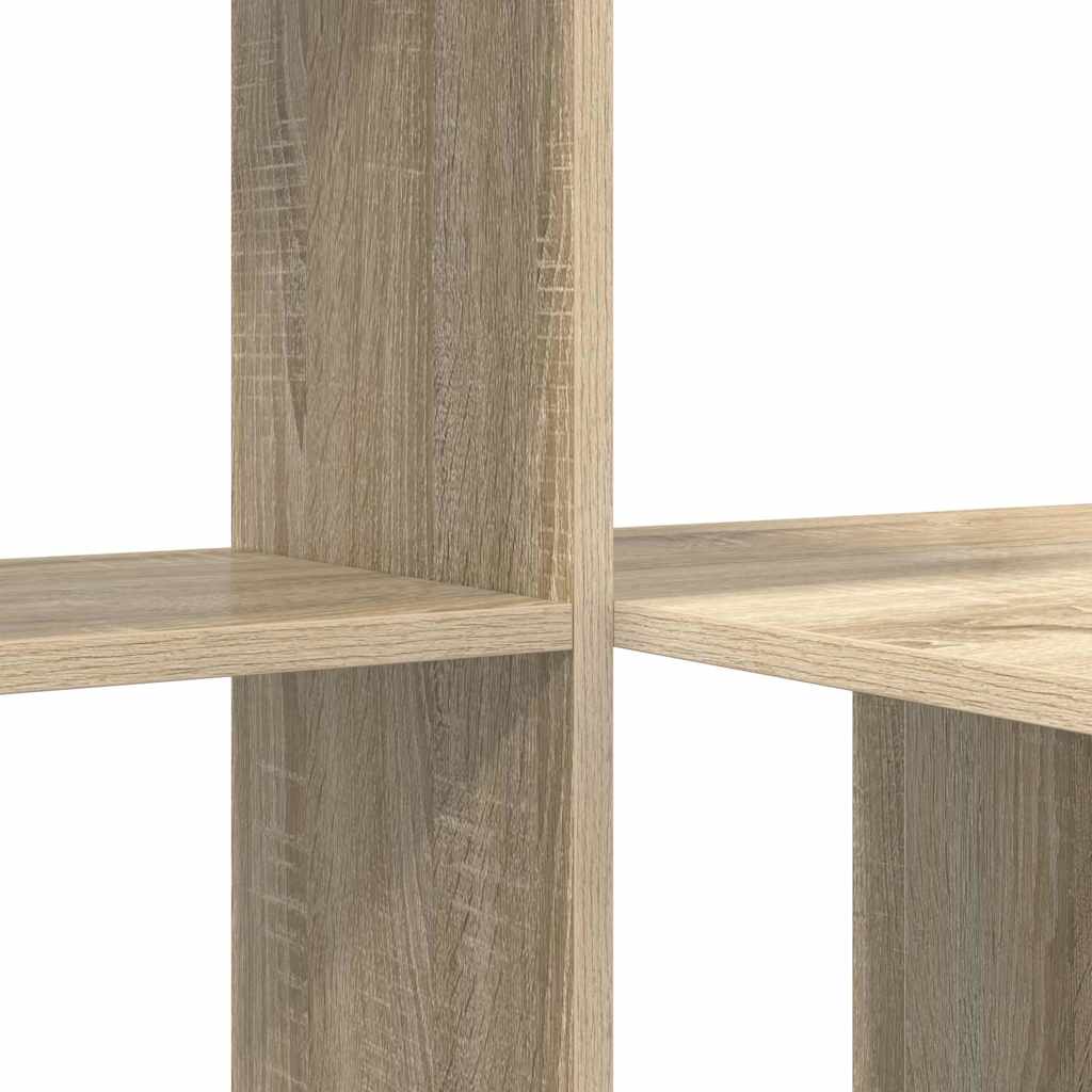 Bord med hylde Sonoma eg 131,5 x 50 x 106,5 cm Konstrueret træ