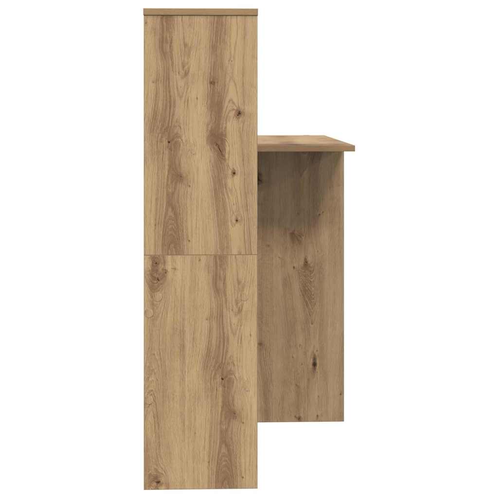 Bord Artisan Egetræ 131,5 x 50 x 106,5 cm Konstrueret træ