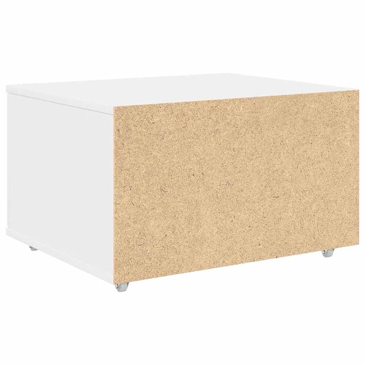 Skuffeskab med hjul Hvid 55 x 45 x 31 cm