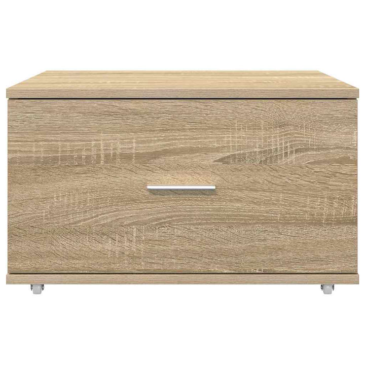 Skuffeskab med hjul Sonoma eg 55 x 45 x 31 cm