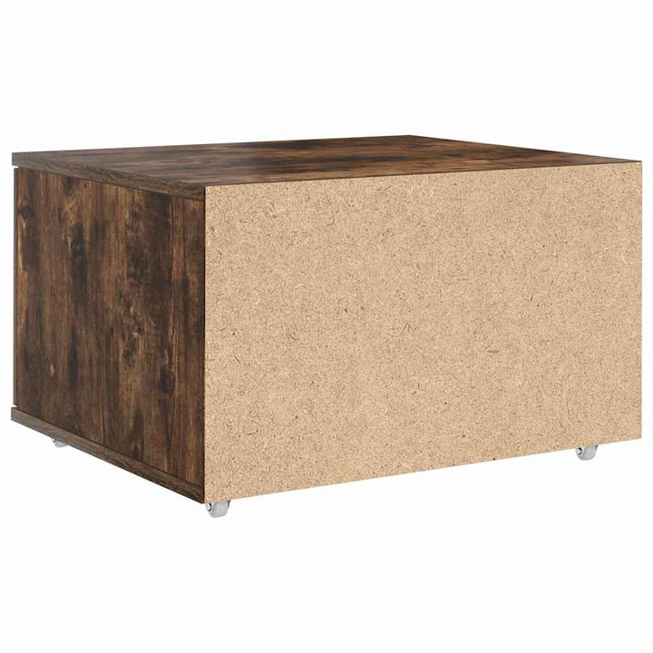 Skuffeskab med hjul Røget eg 55 x 45 x 31 cm