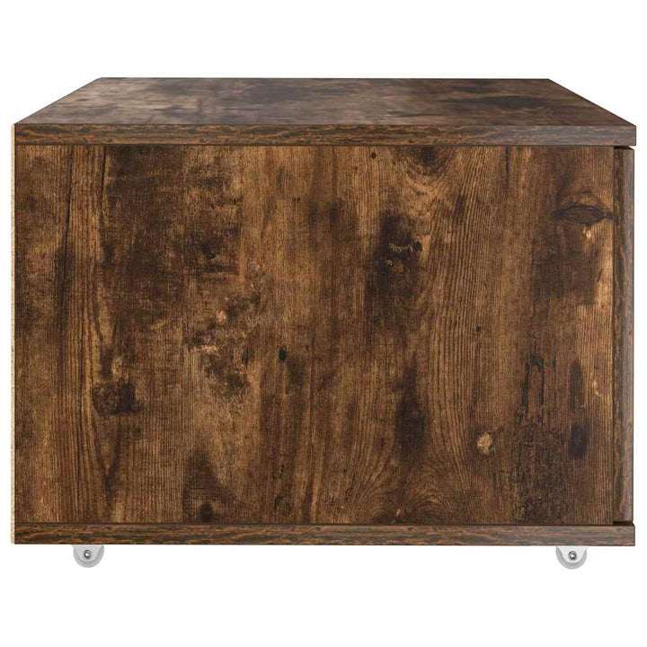 Skuffeskab med hjul Røget eg 55 x 45 x 31 cm