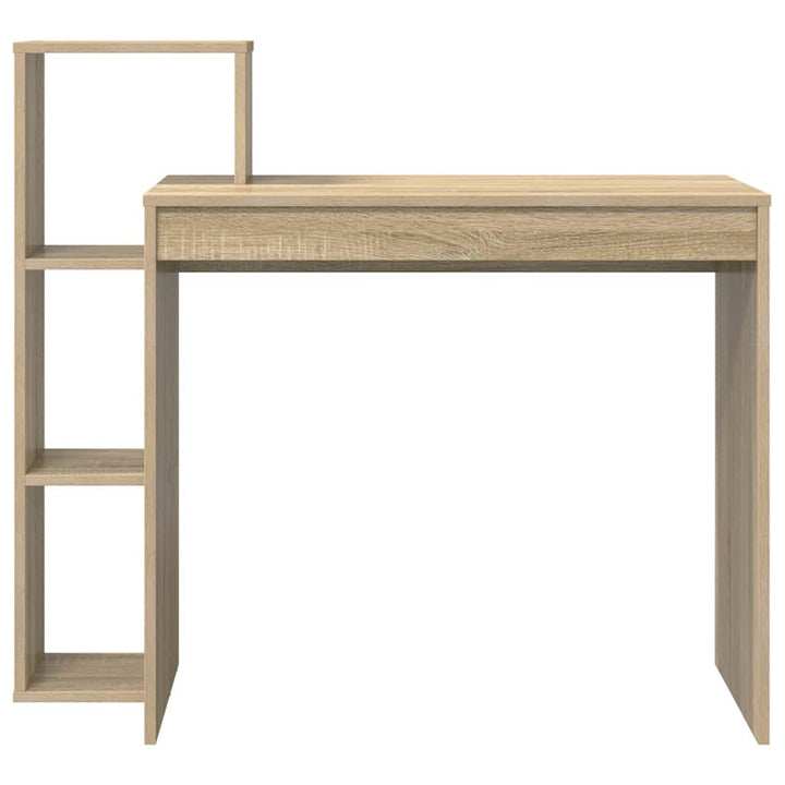 Bord med hylde Sonoma eg 100 x 40 x 90 cm Konstrueret træ