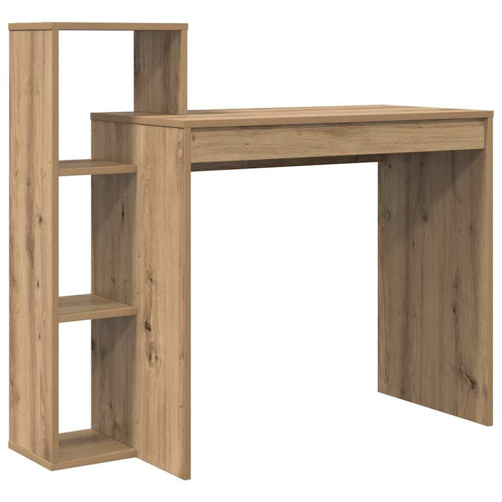 Bord med hylde Artisan Egetræ 100 x 40 x 90 cm Konstrueret træ