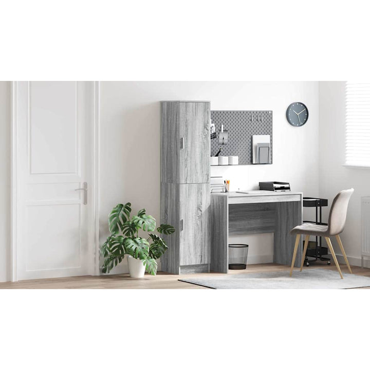 Highboard Grå Sonoma 35 x 39 x 168 cm