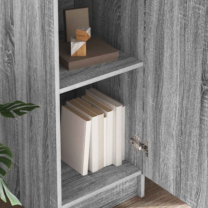 Highboard Grå Sonoma 35 x 39 x 168 cm