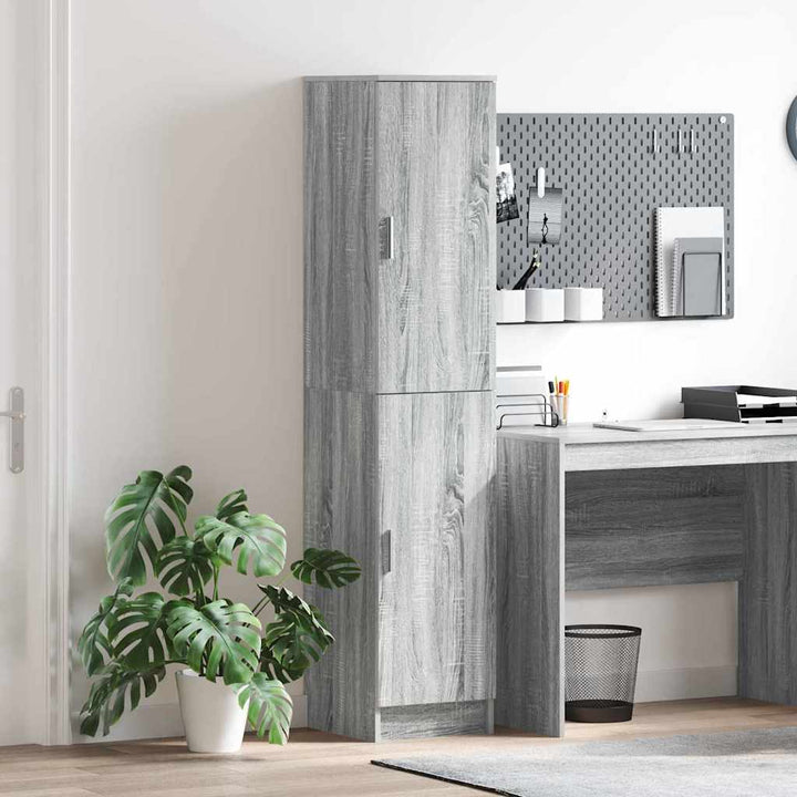 Highboard Grå Sonoma 35 x 39 x 168 cm