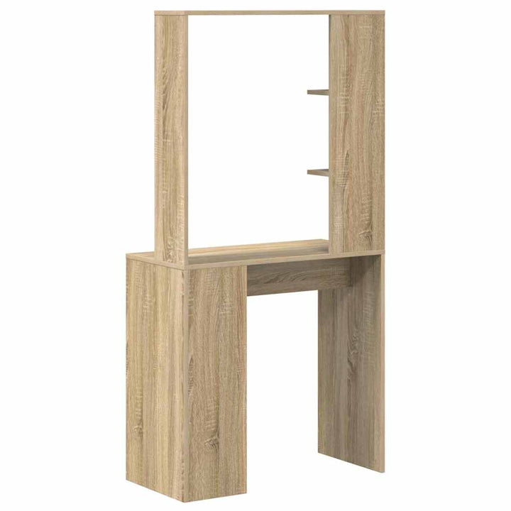 Bord med hylde Sonoma eg 78,5 x 37 x 154,5 cm Konstrueret træ