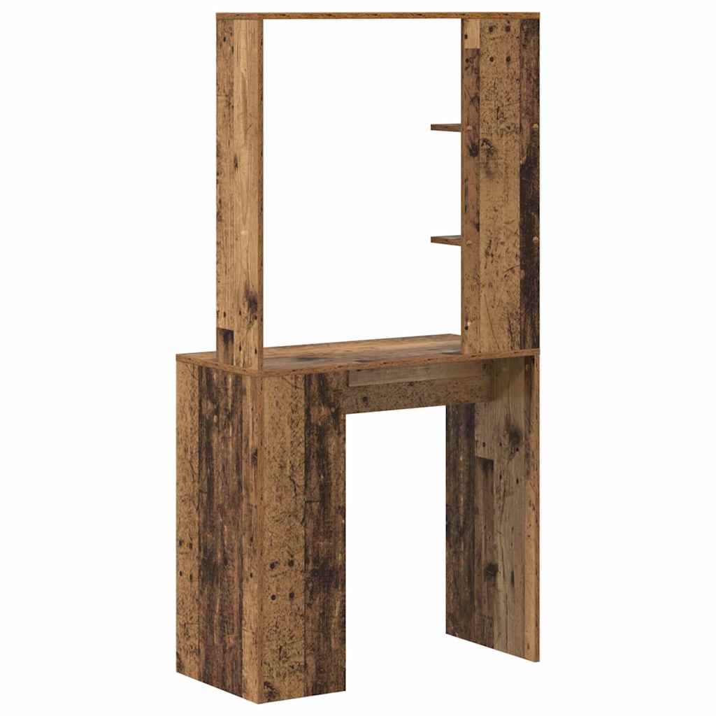 Bord med hylde Gammelt træ 78,5 x 37 x 154,5 cm Konstrueret træ
