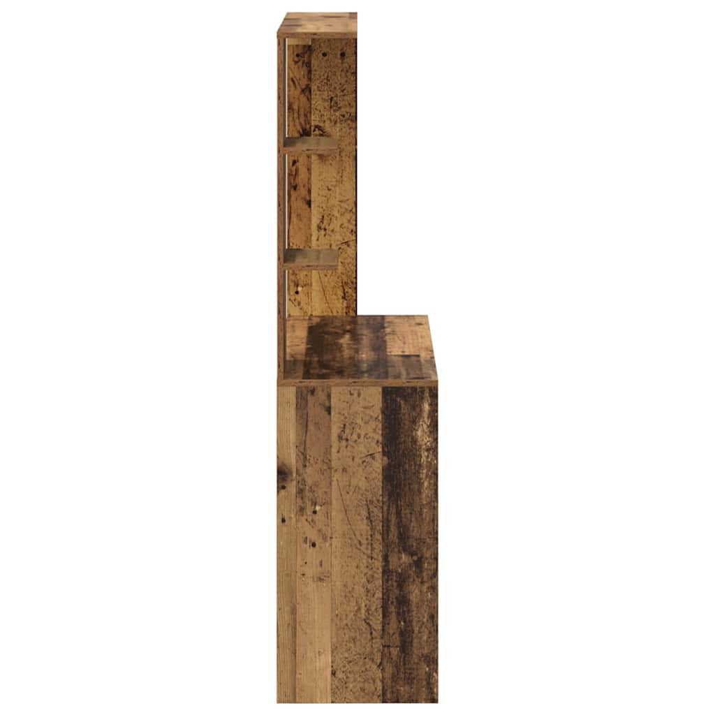 Bord med hylde Gammelt træ 78,5 x 37 x 154,5 cm Konstrueret træ