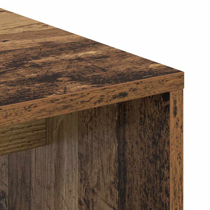 Bord med hylde Gammelt træ 102 x 50 x 124 cm Konstrueret træ