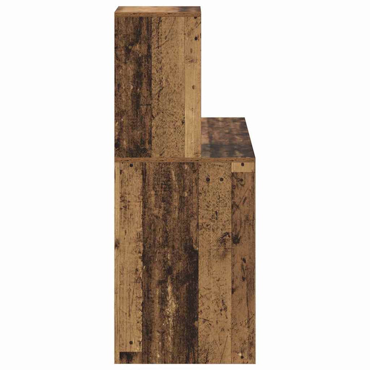 Bord med hylde Gammelt træ 102 x 50 x 124 cm Konstrueret træ