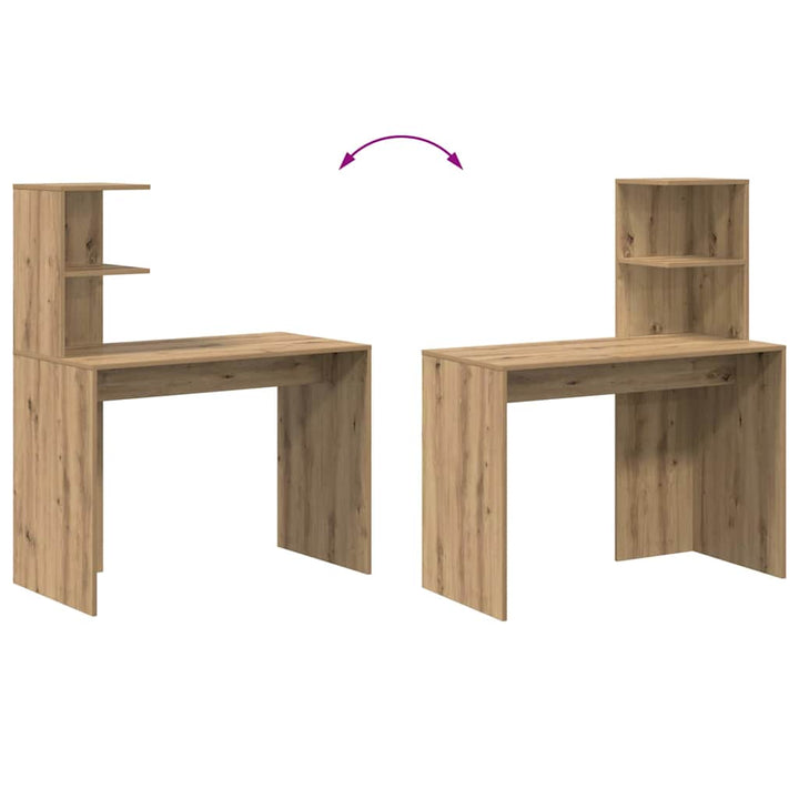 Bord Artisan Egetræ Konstrueret træ 102 x 50 x 124 cm