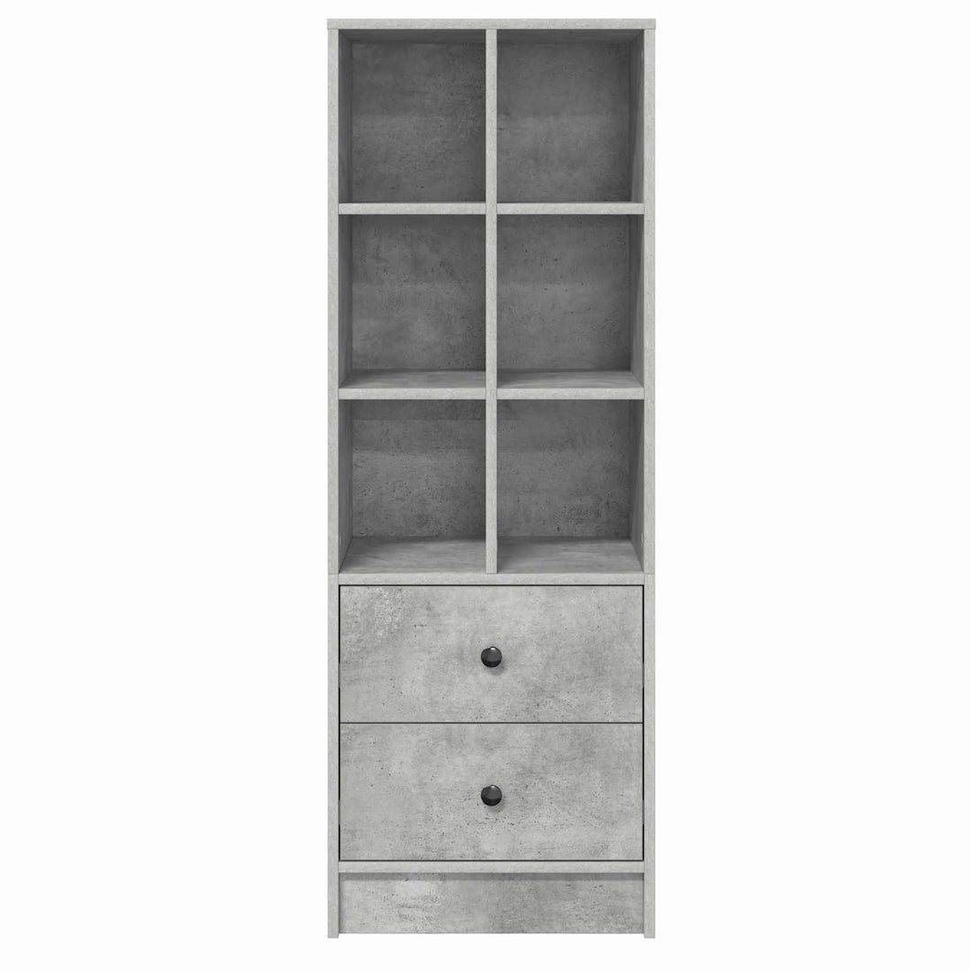 Highboard med skuffe Beton Grå 45,5 x 34 x 127 cm
