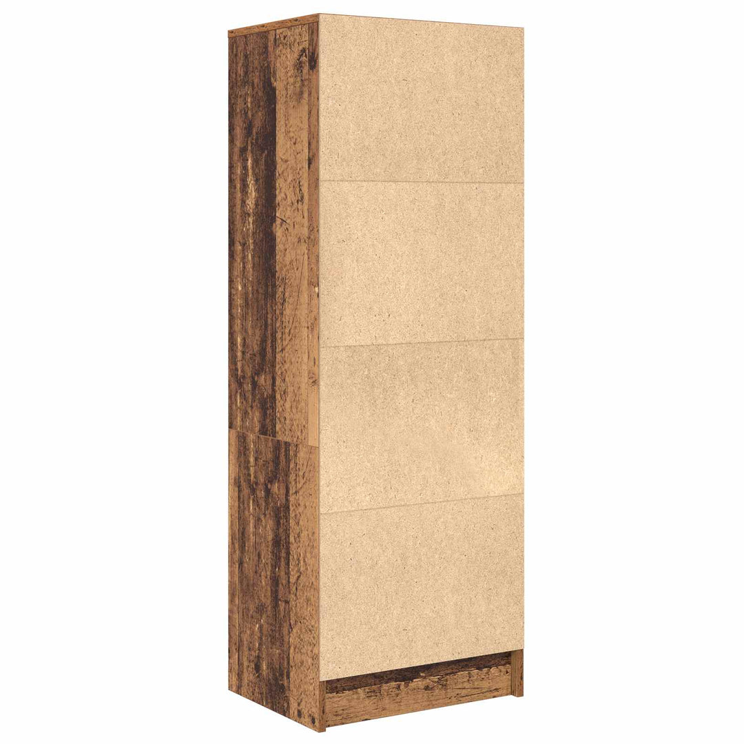 Highboard med skuffe Gammelt træ 45,5 x 34 x 127 cm