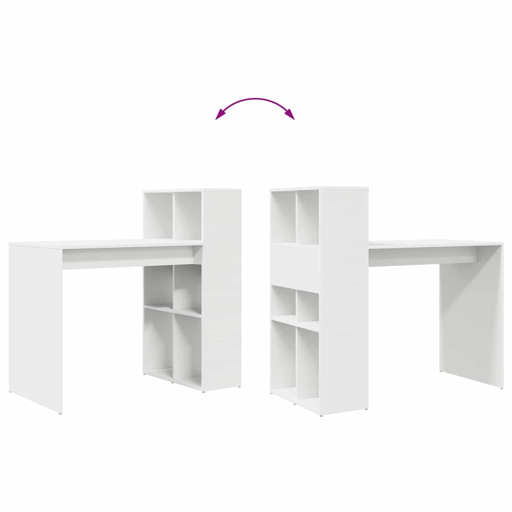 Bord Hvid Konstrueret træ 108 x 55 x 103.5 cm