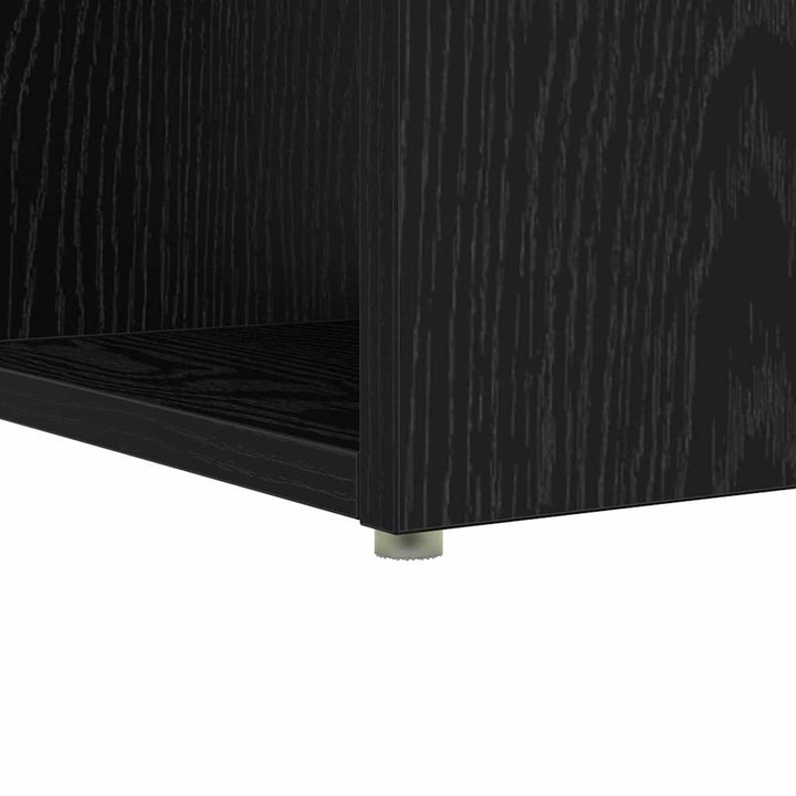 Bord med hylde Sort eg 108 x 55 x 103.5 cm Konstrueret træ