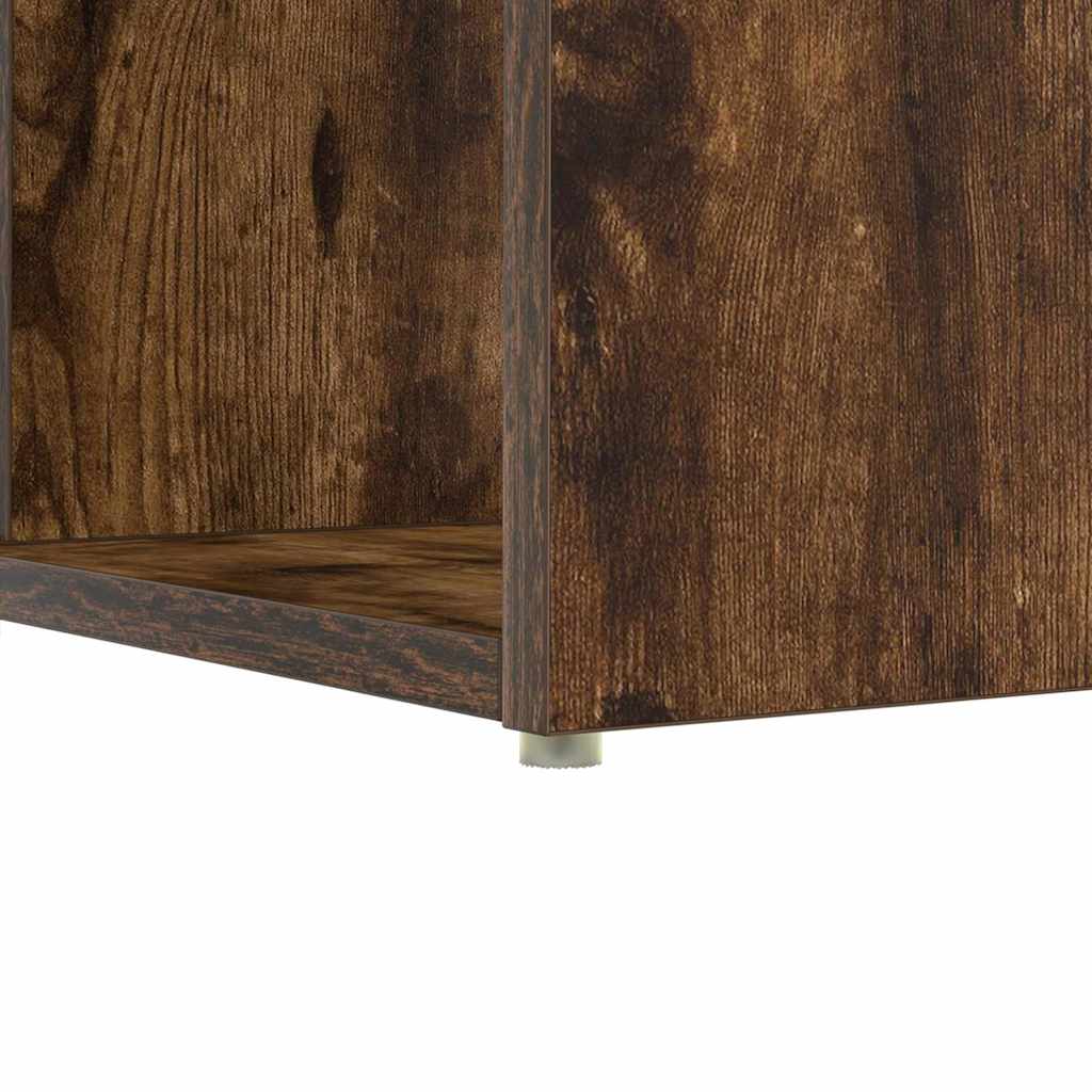Bord med hylde Røget eg 108 x 55 x 103.5 cm Konstrueret træ
