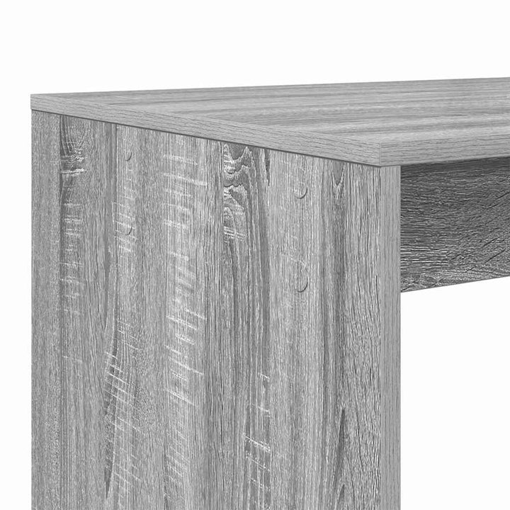Bord med hylde Grå Sonoma 108 x 55 x 103.5 cm Konstrueret træ