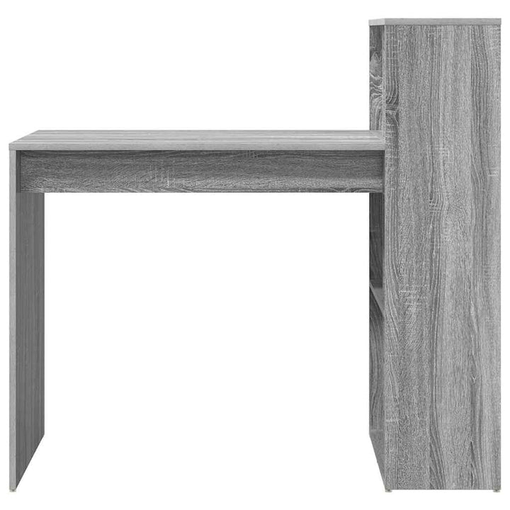 Bord med hylde Grå Sonoma 108 x 55 x 103.5 cm Konstrueret træ
