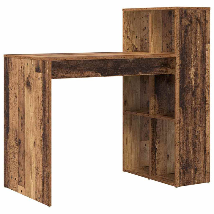 Bord med hylde Gammelt træ 108 x 55 x 103.5 cm Konstrueret træ