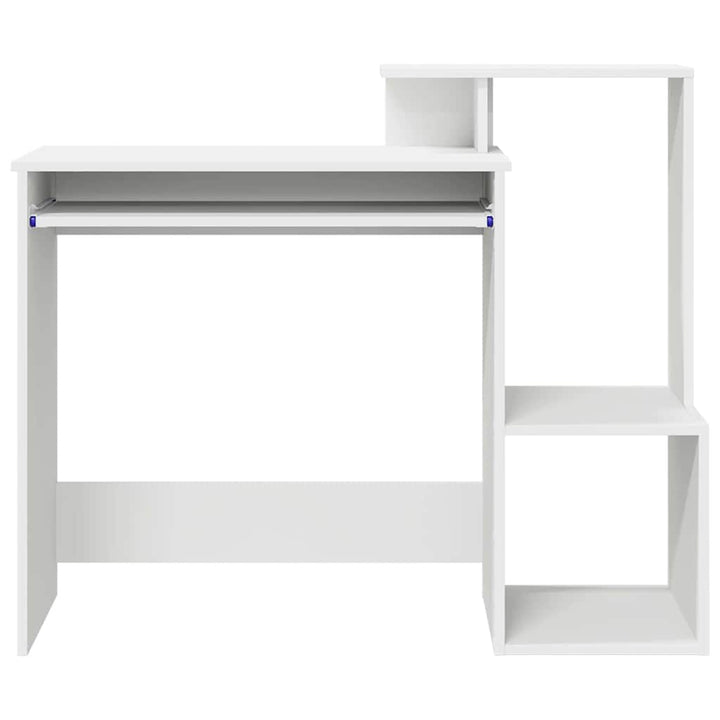 Bord med skuffe Hvid 106 x 41 x 88,5 cm Konstrueret træ