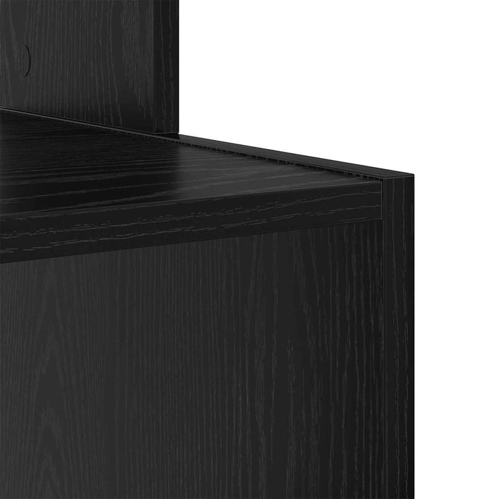 Bord med skuffe Sort eg 106 x 41 x 88,5 cm Konstrueret træ