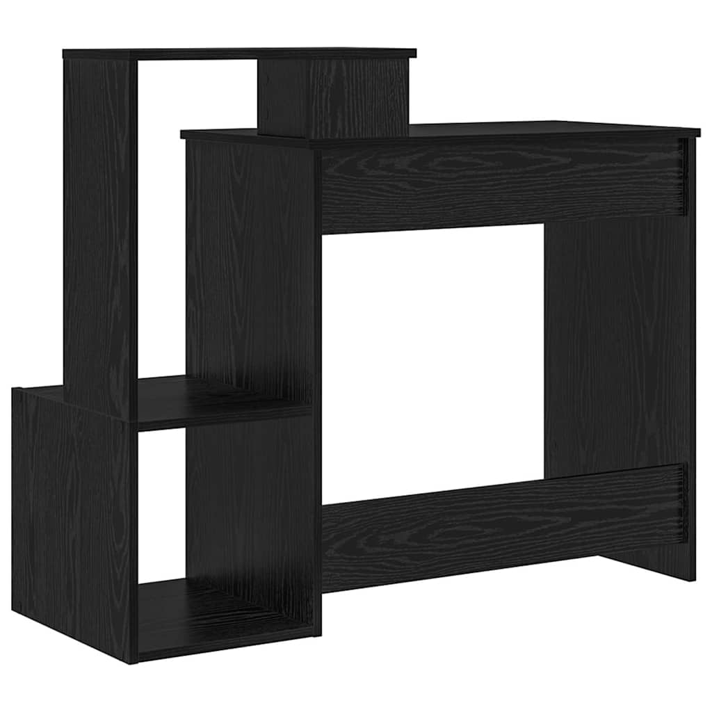 Bord med skuffe Sort eg 106 x 41 x 88,5 cm Konstrueret træ